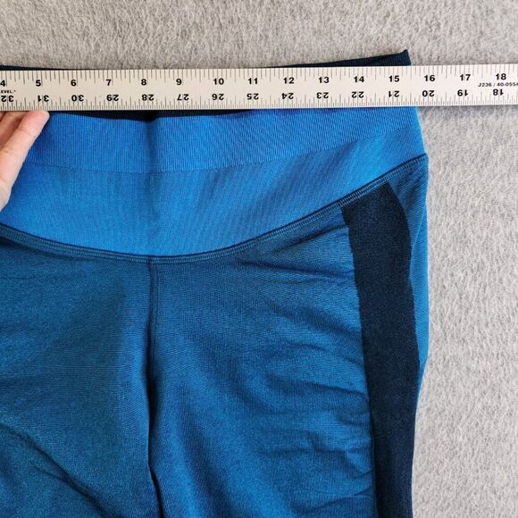 Lululemon Leggings Womens 12 Poolside Seamless Mesh High Rise Training Tight 25" - Picture 9 of 13